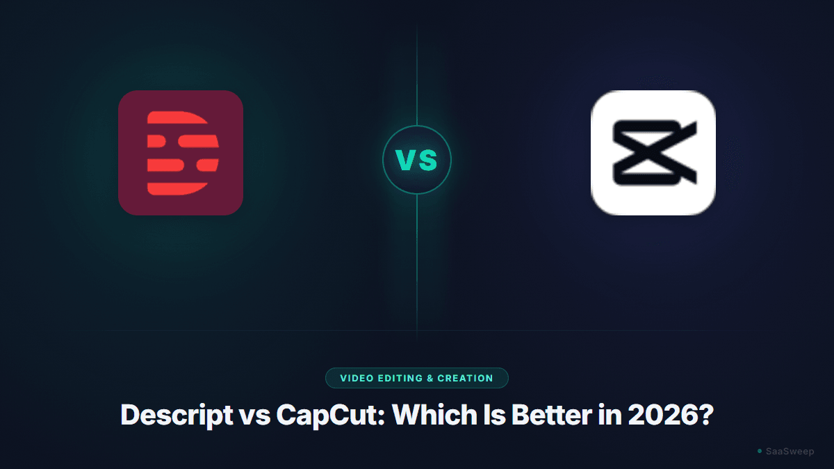 Descript vs CapCut: Which Is Better in 2026?