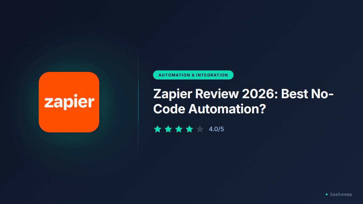 Zapier Review 2026: Best No-Code Automation?